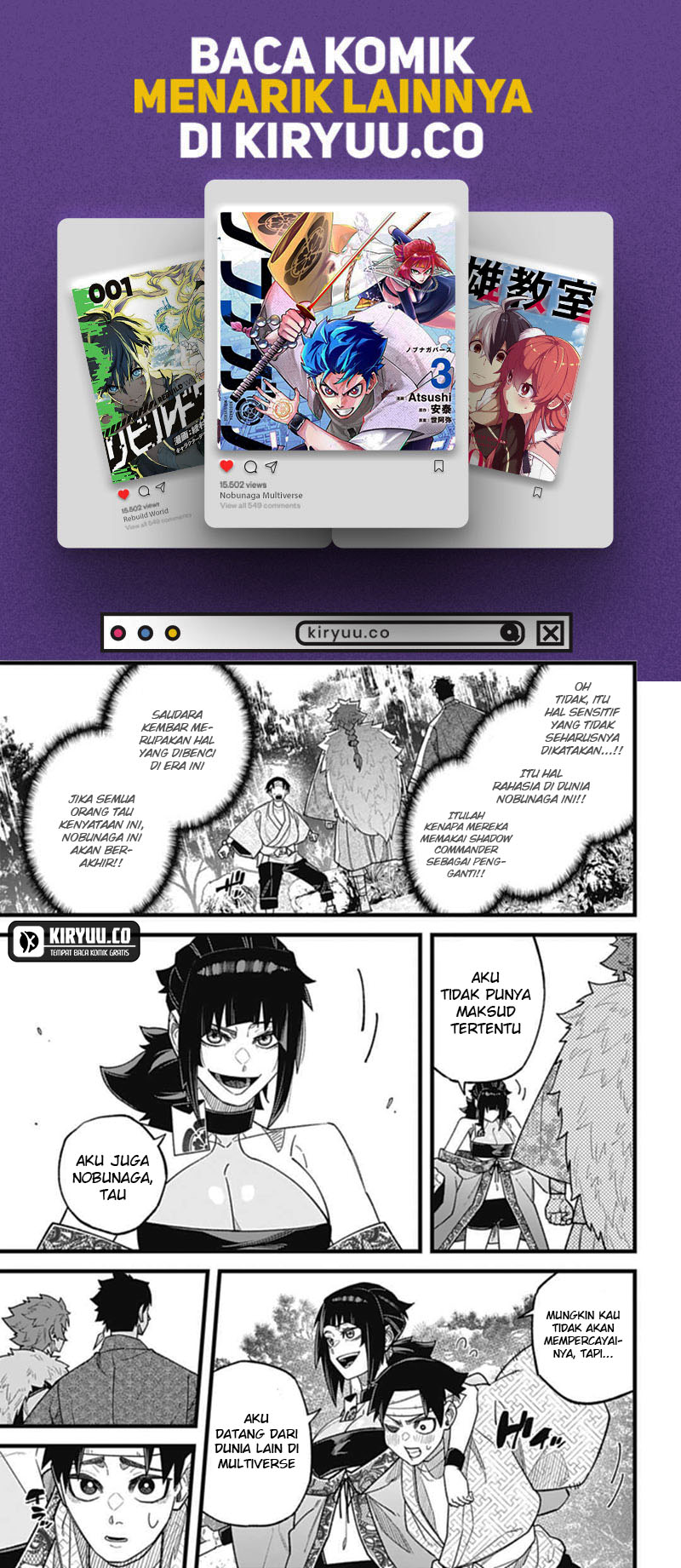 Nobunaga Multiverse — Chapter 5.1, halaman 7