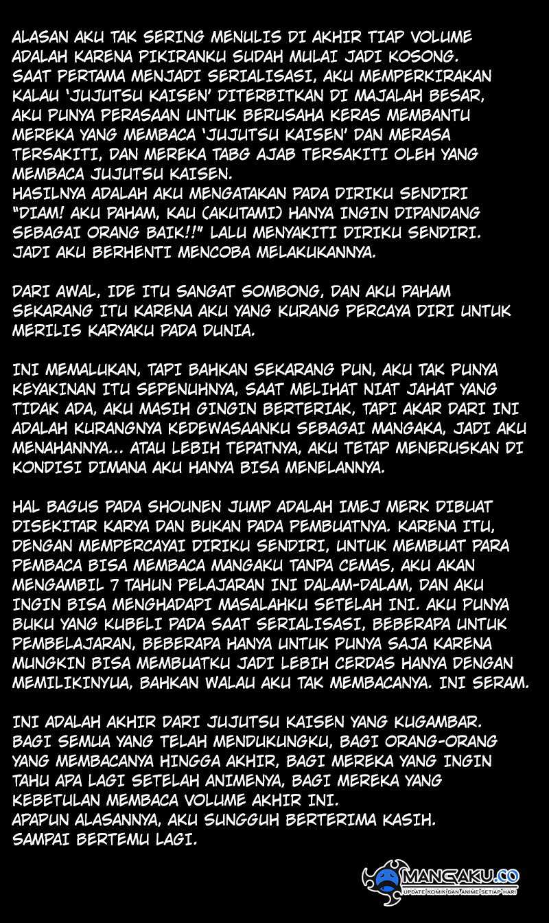 Jujutsu Kaisen — Chapter 271.5, halaman 21