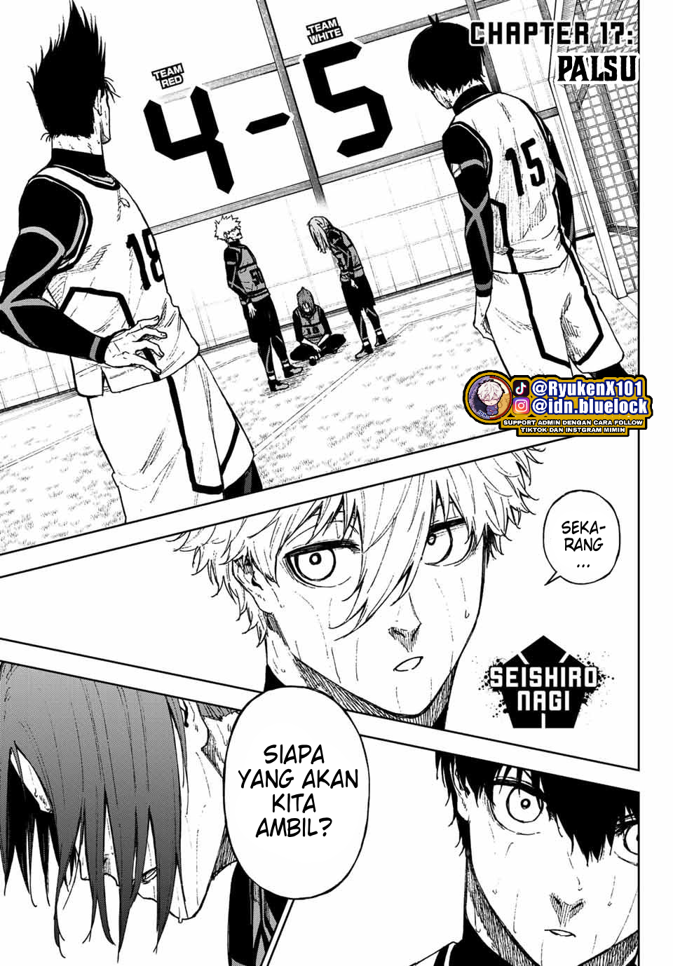 Blue Lock: Episode Nagi — Chapter 17, halaman 1