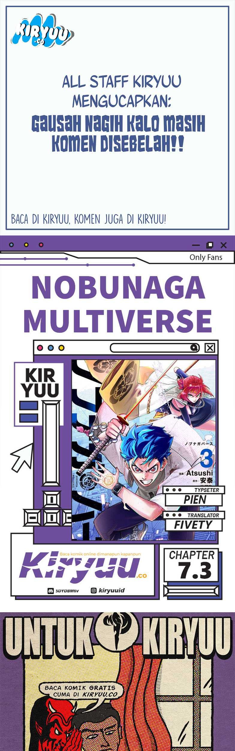 Nobunaga Multiverse — Chapter 7.3, halaman 1