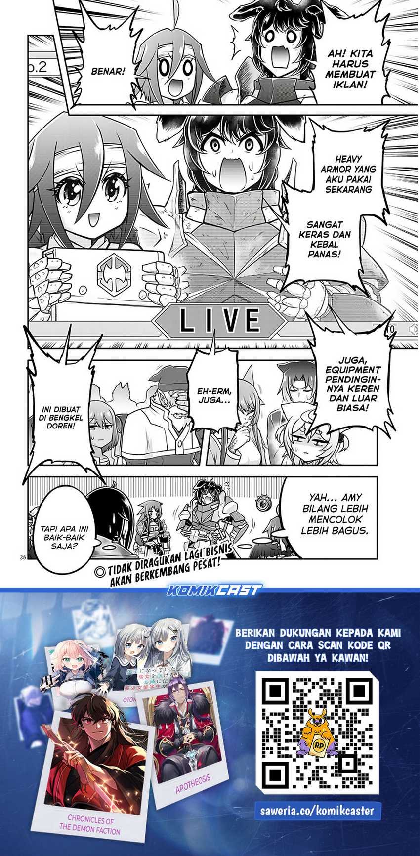 Live Dungeon! — Chapter 68, halaman 28
