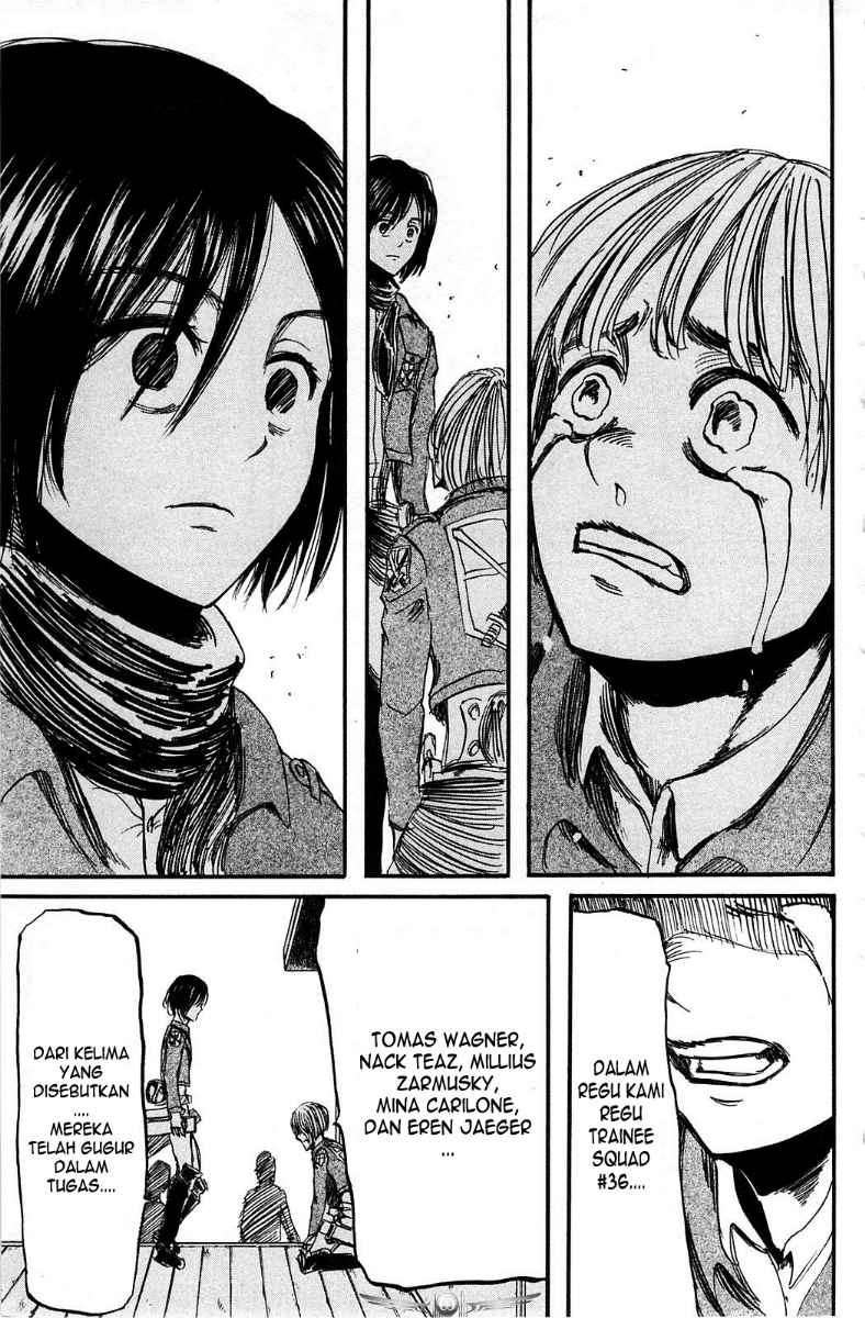 Shingeki no Kyojin — Chapter 7, halaman 15