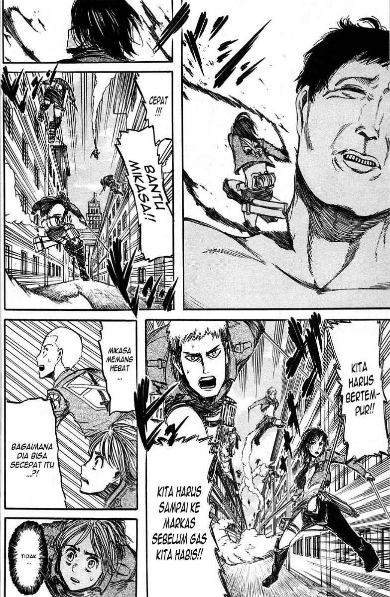 Shingeki no Kyojin — Chapter 7, halaman 22