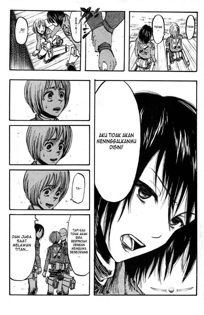 Shingeki no Kyojin — Chapter 8, halaman 17