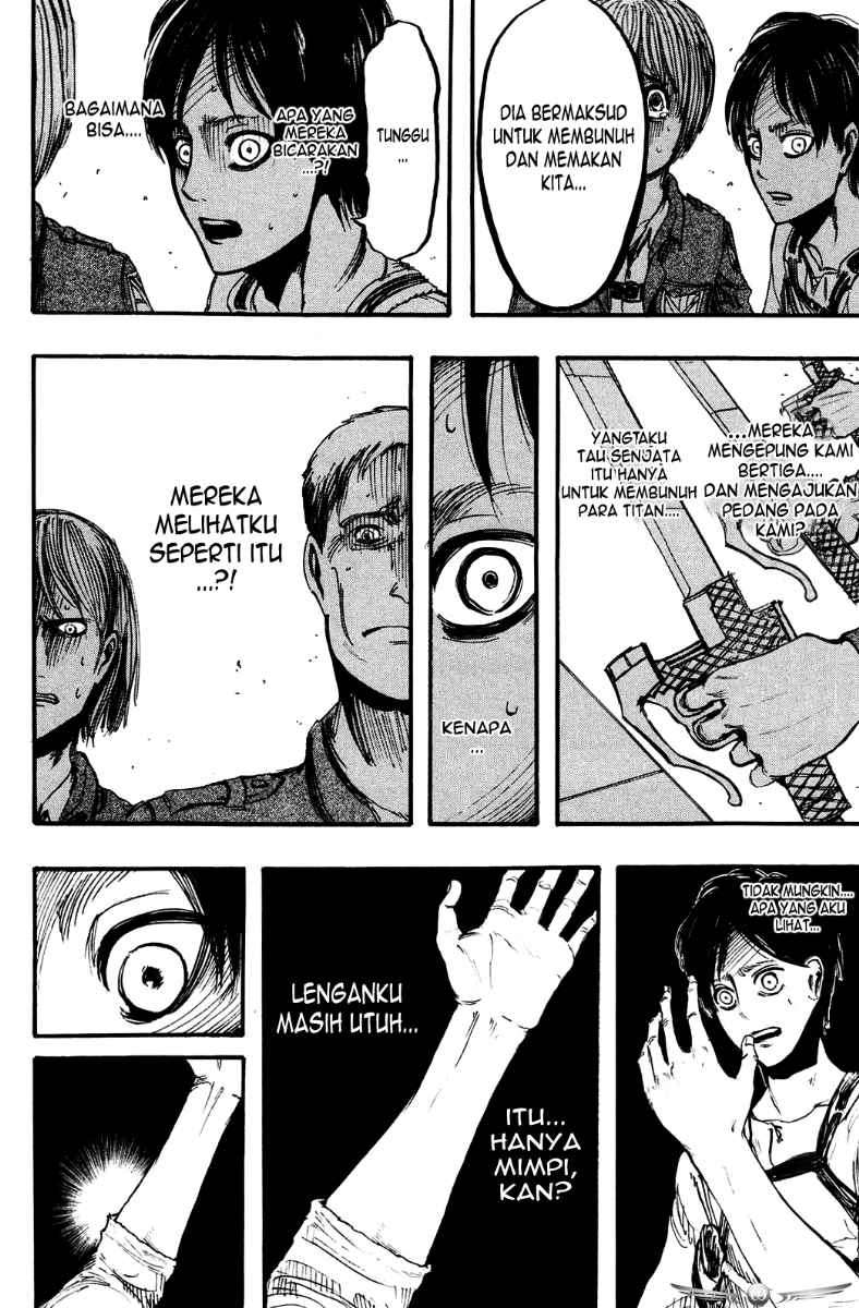 Shingeki no Kyojin — Chapter 10, halaman 23
