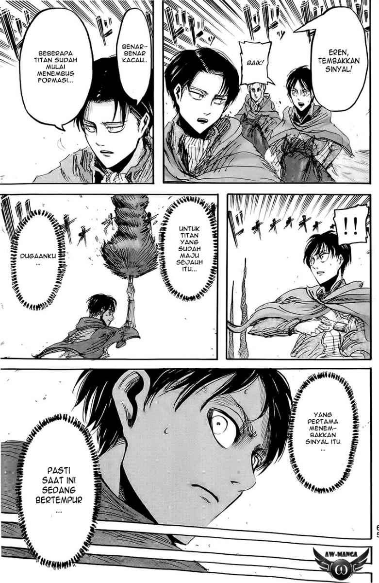 Shingeki no Kyojin — Chapter 24, halaman 16