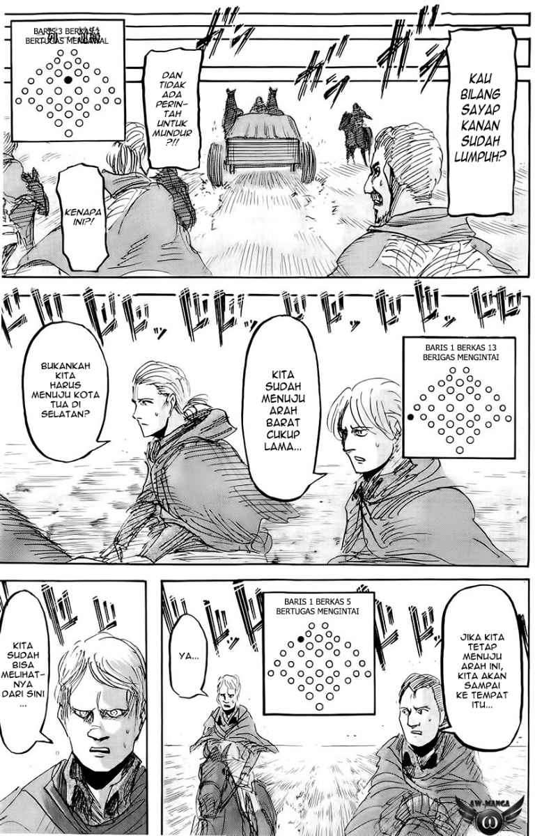 Shingeki no Kyojin — Chapter 24, halaman 33
