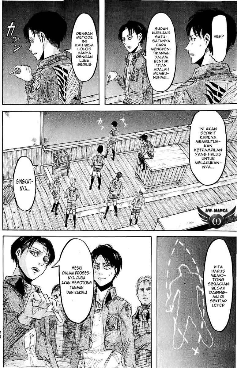 Shingeki no Kyojin — Chapter 25, halaman 32