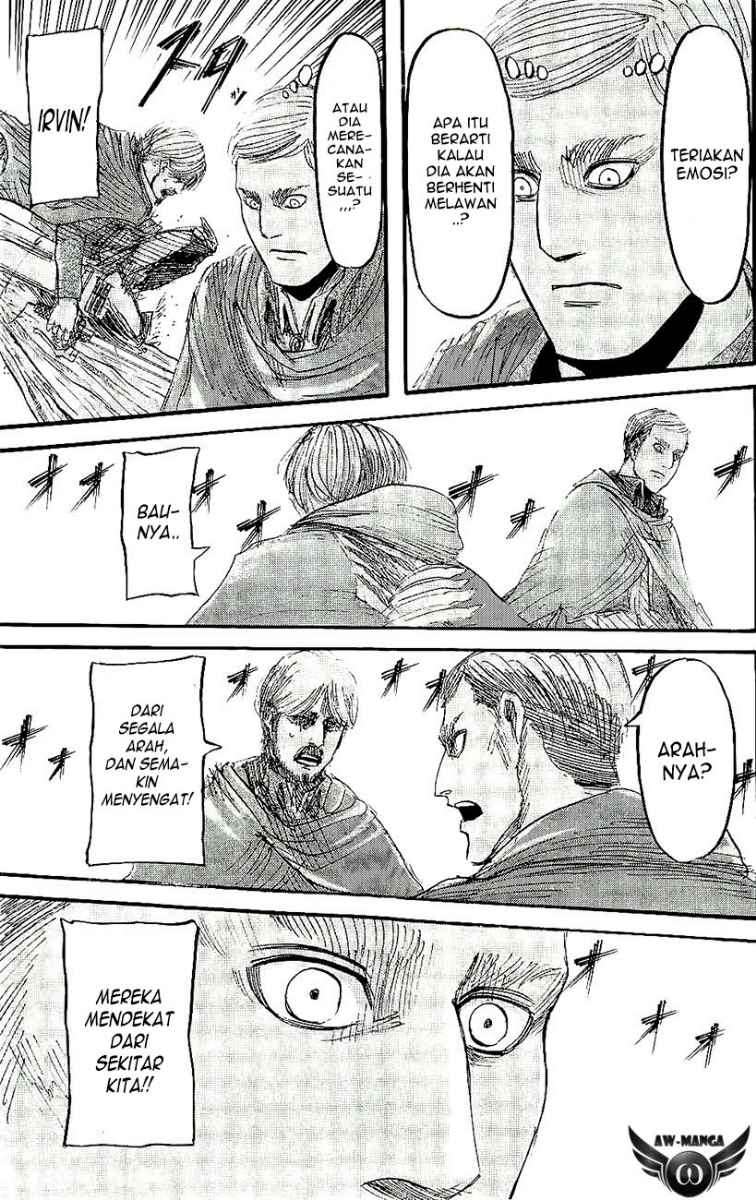 Shingeki no Kyojin — Chapter 27, halaman 34
