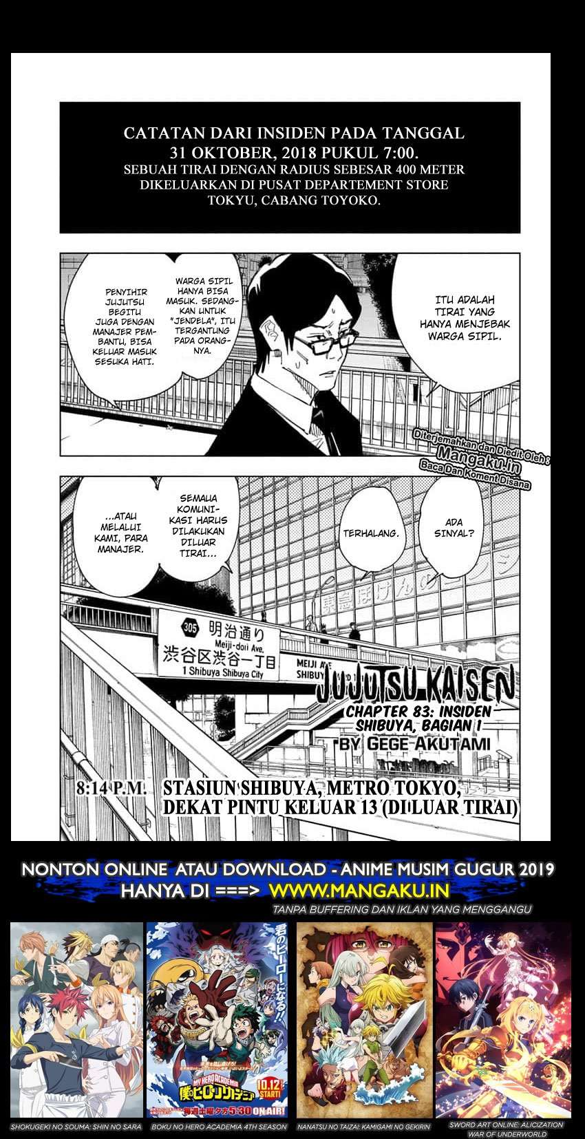 Jujutsu Kaisen — Chapter 83, halaman 2