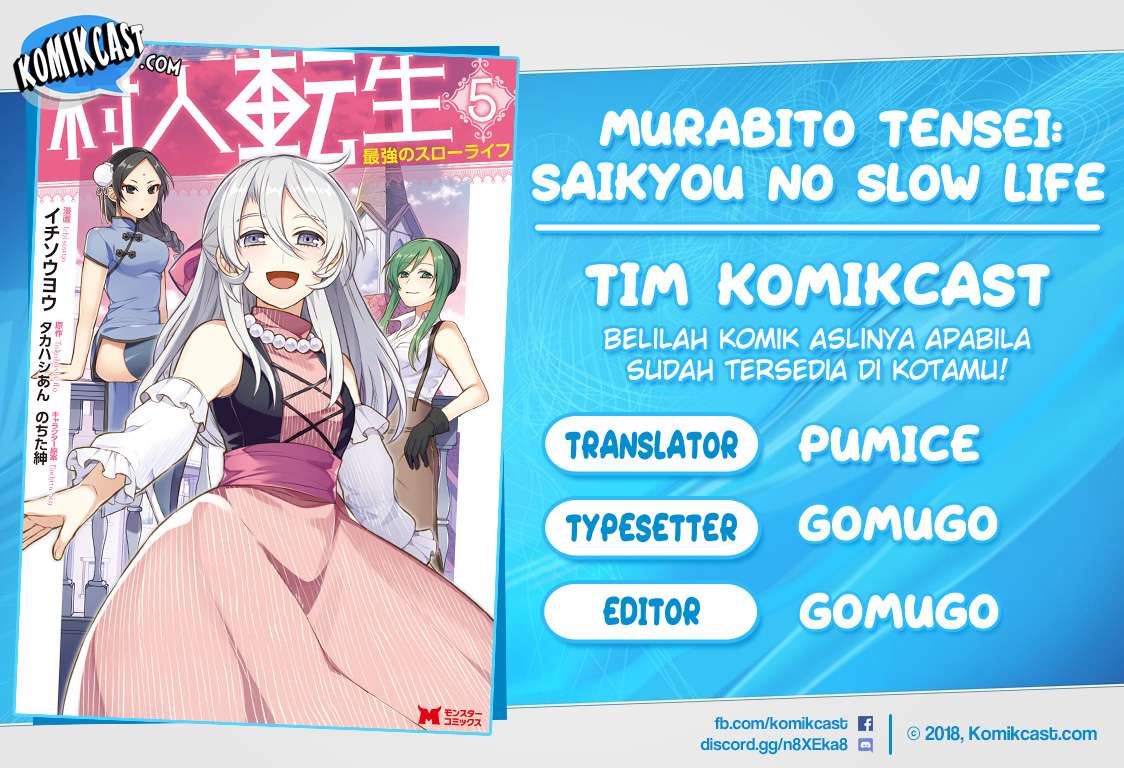 Murabito Tensei: Saikyou no Slow Life — Chapter 23, halaman 1