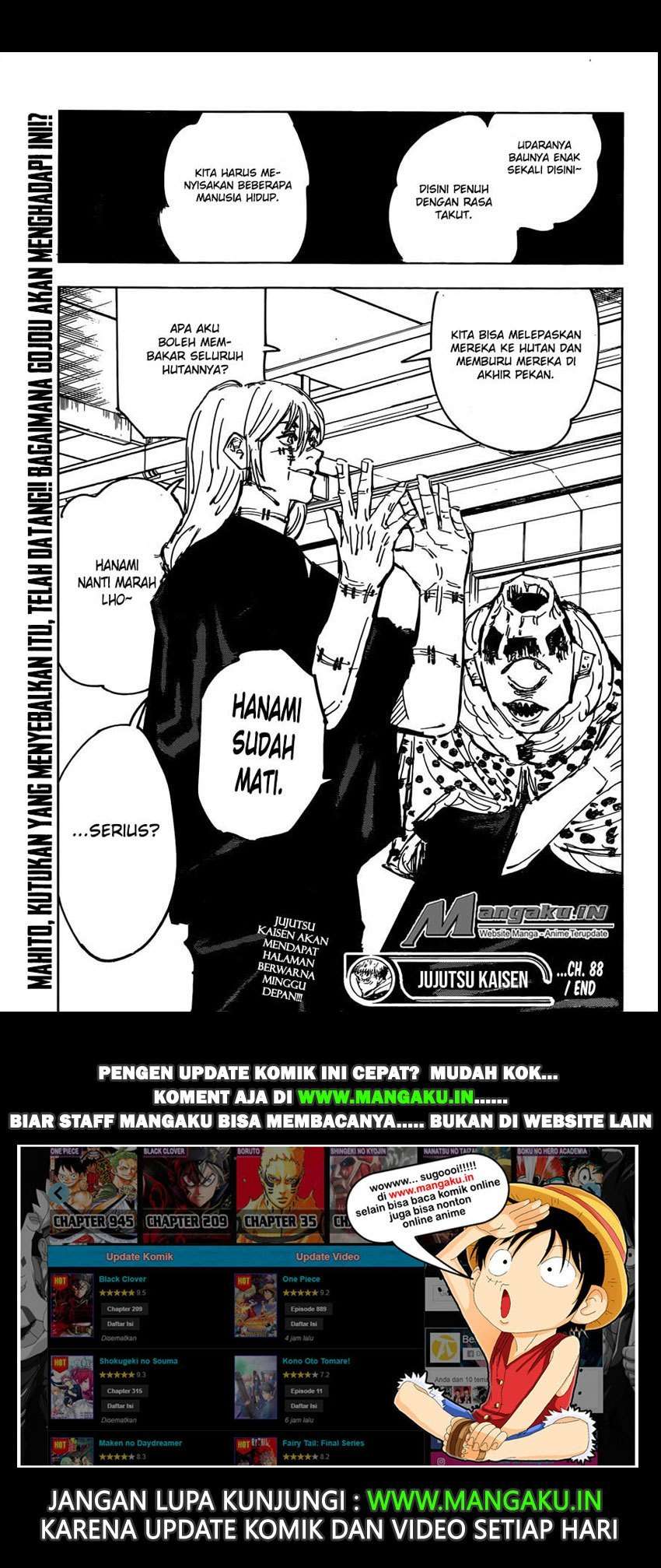 Jujutsu Kaisen — Chapter 88, halaman 19
