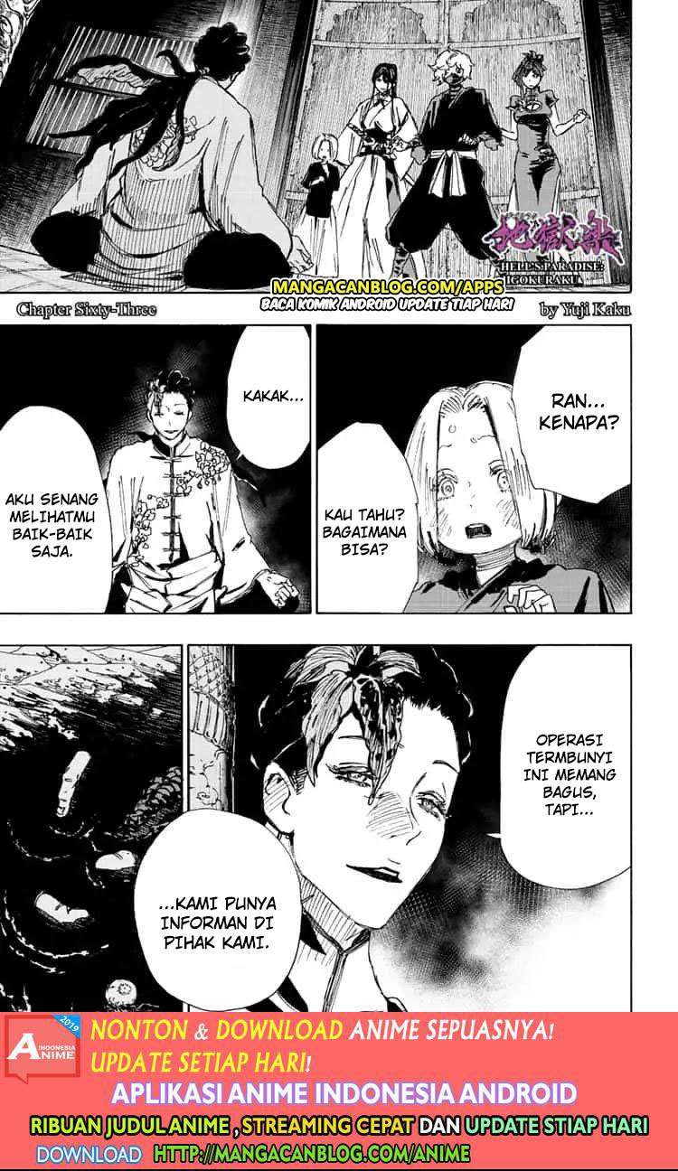 Jigokuraku — Chapter 63, halaman 1