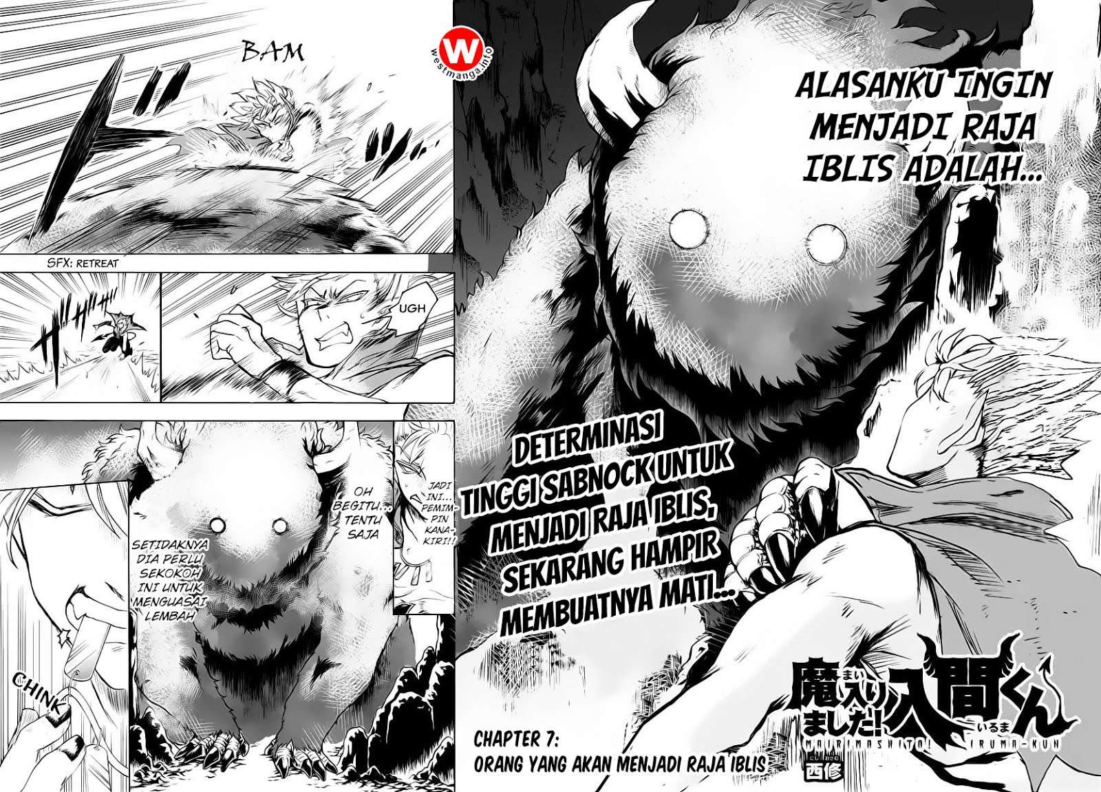 Mairimashita! Iruma-kun — Chapter 7, halaman 3