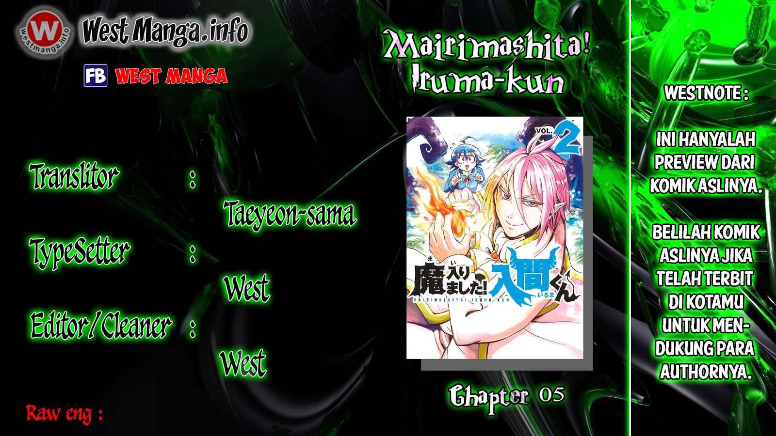 Mairimashita! Iruma-kun — Chapter 5, halaman 1