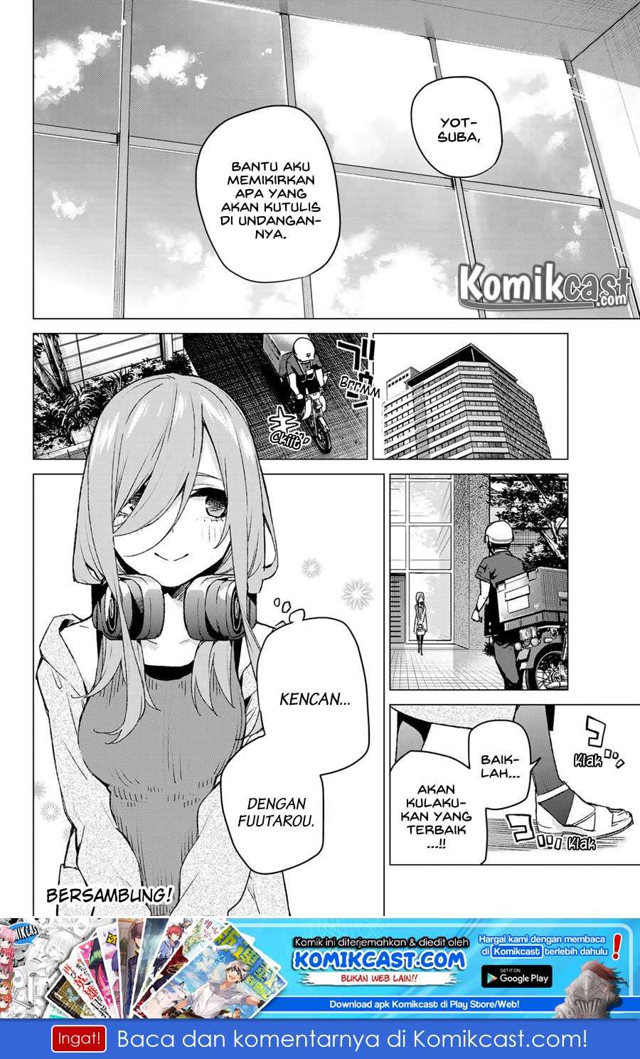 Go-toubun no Hanayome — Chapter 97, halaman 25