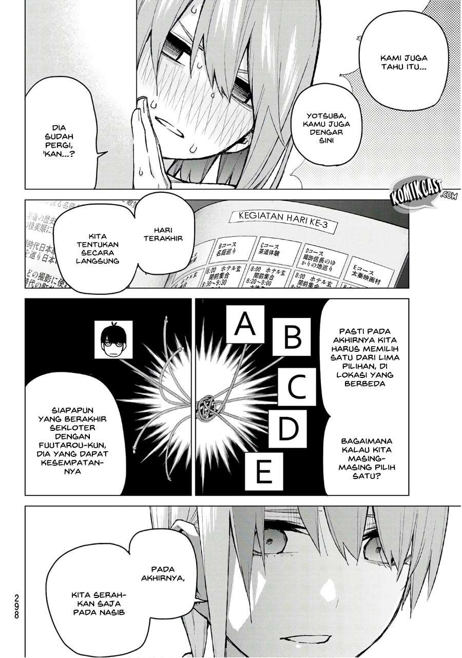 Go-toubun no Hanayome — Chapter 83, halaman 16