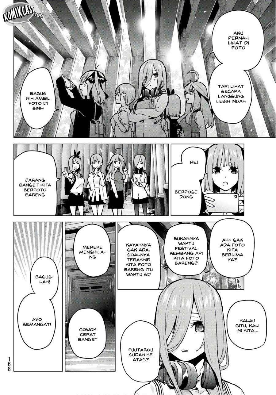 Go-toubun no Hanayome — Chapter 80, halaman 9