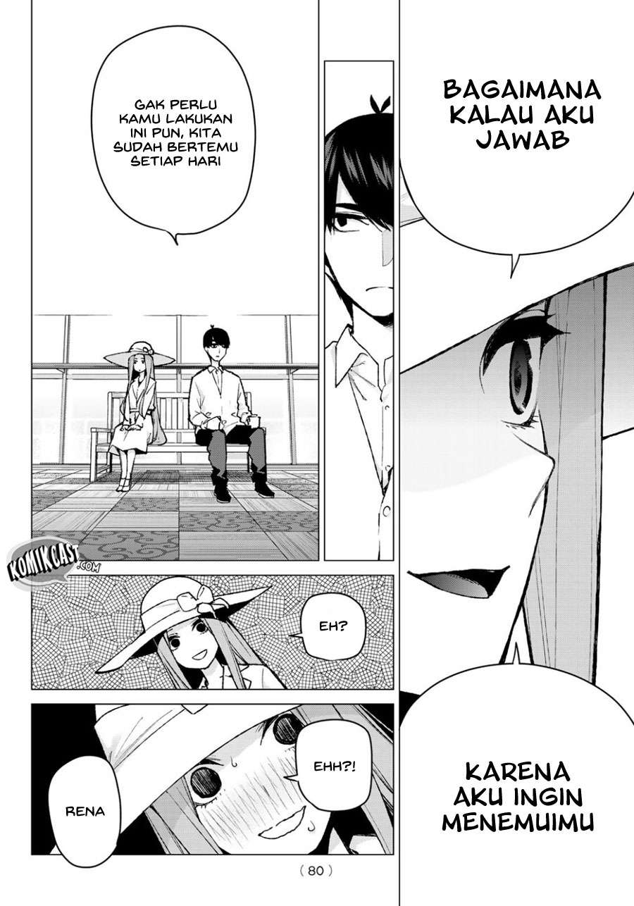 Go-toubun no Hanayome — Chapter 79, halaman 15