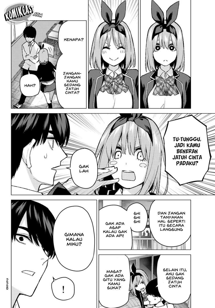Go-toubun no Hanayome — Chapter 72, halaman 15
