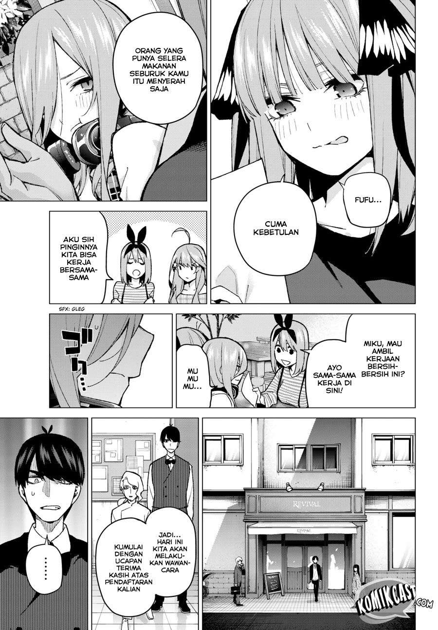 Go-toubun no Hanayome — Chapter 69, halaman 11