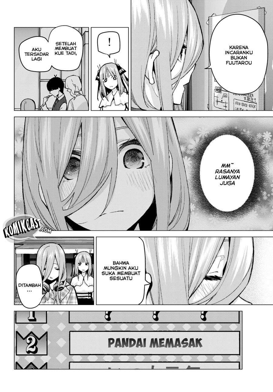 Go-toubun no Hanayome — Chapter 69, halaman 16