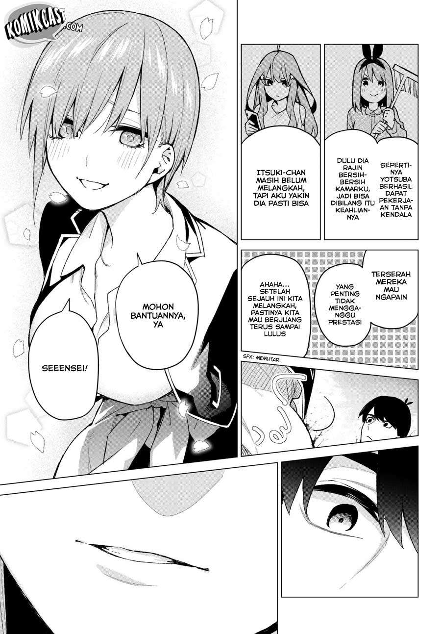 Go-toubun no Hanayome — Chapter 69, halaman 19