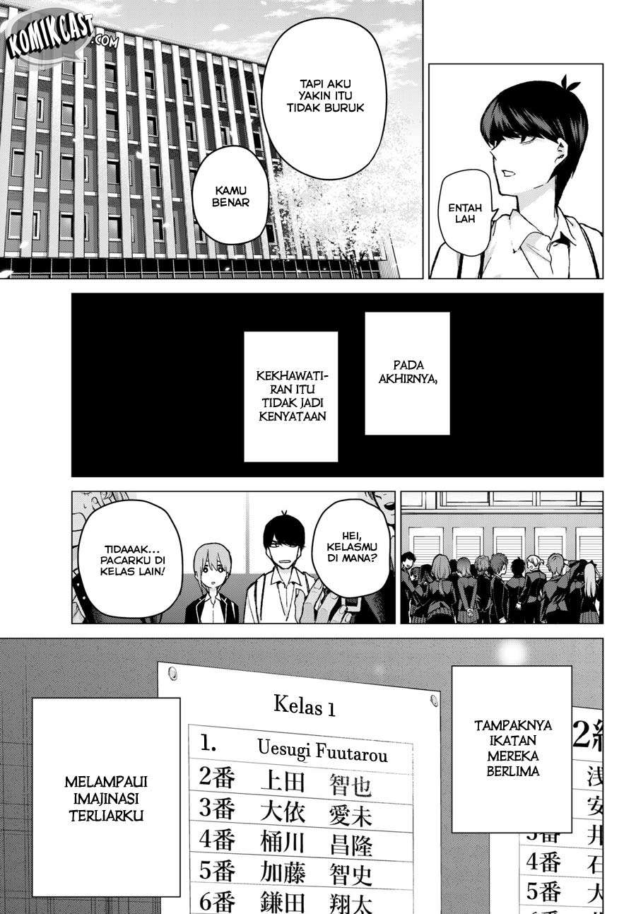 Go-toubun no Hanayome — Chapter 69, halaman 21