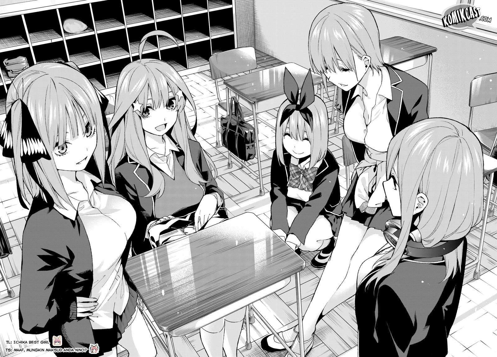 Go-toubun no Hanayome — Chapter 69, halaman 22