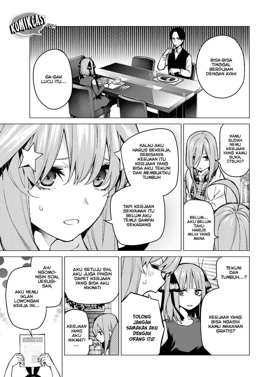 Go-toubun no Hanayome — Chapter 69, halaman 9