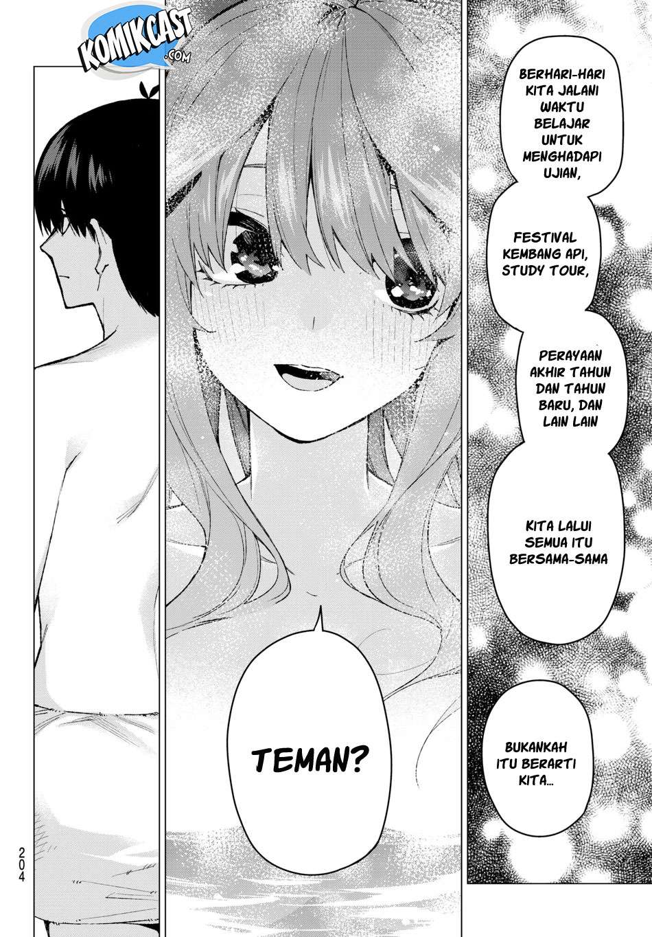 Go-toubun no Hanayome — Chapter 63, halaman 17