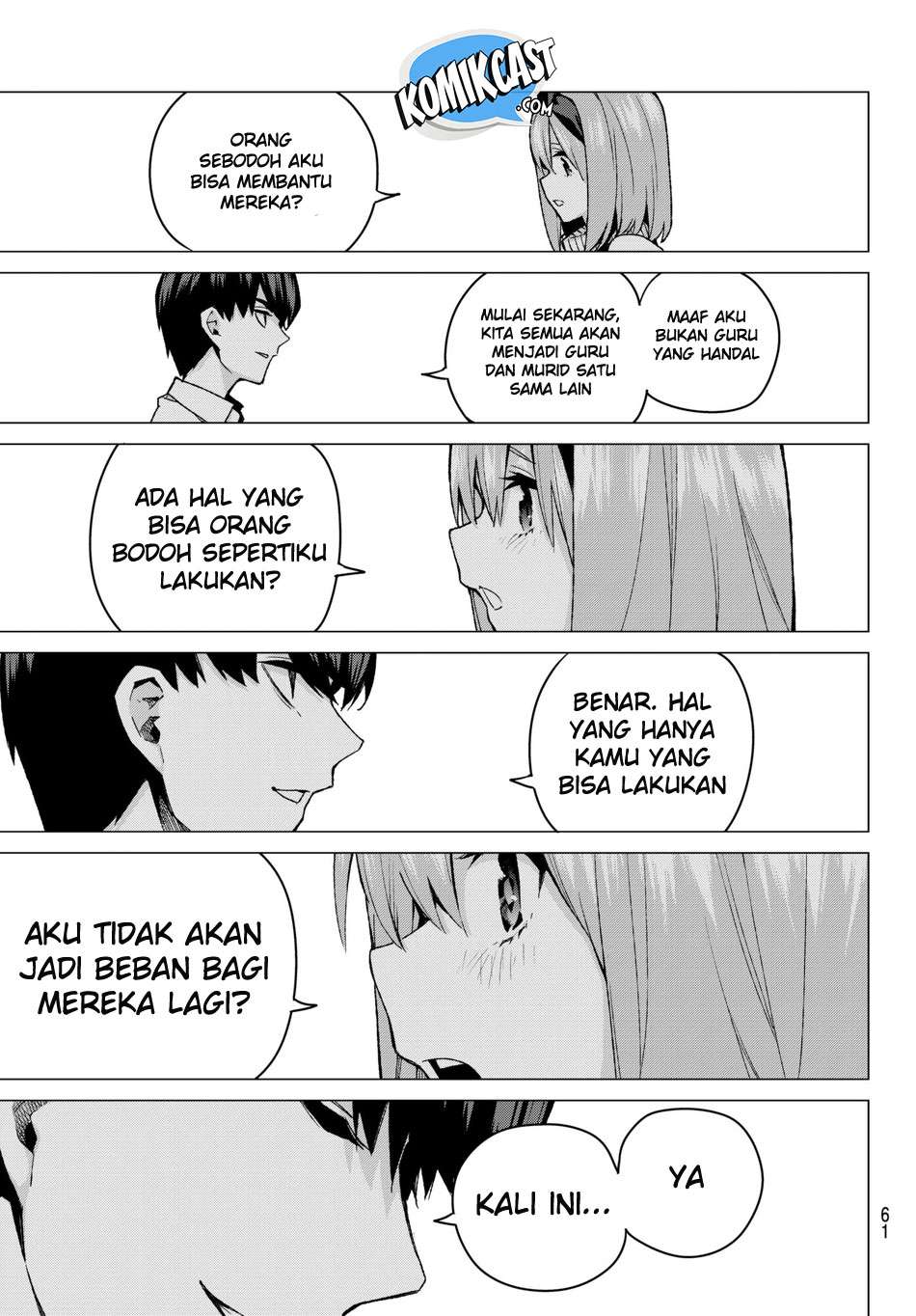 Go-toubun no Hanayome — Chapter 56, halaman 19