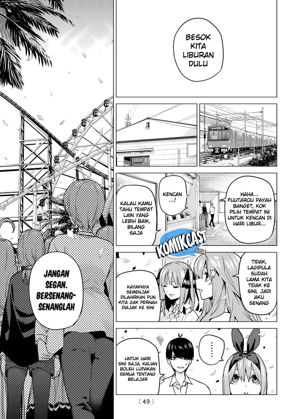 Go-toubun no Hanayome — Chapter 56, halaman 7