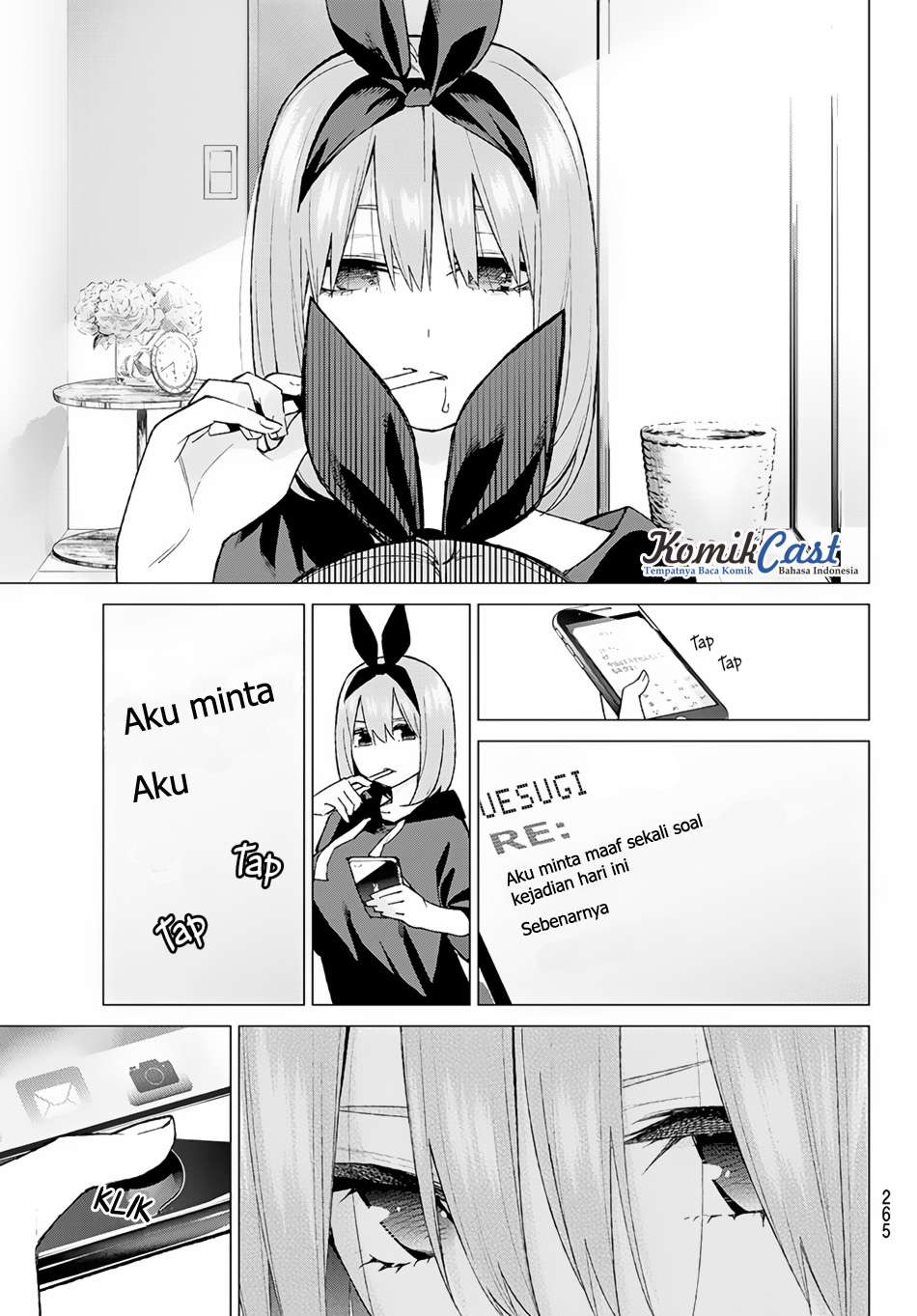 Go-toubun no Hanayome — Chapter 45, halaman 16