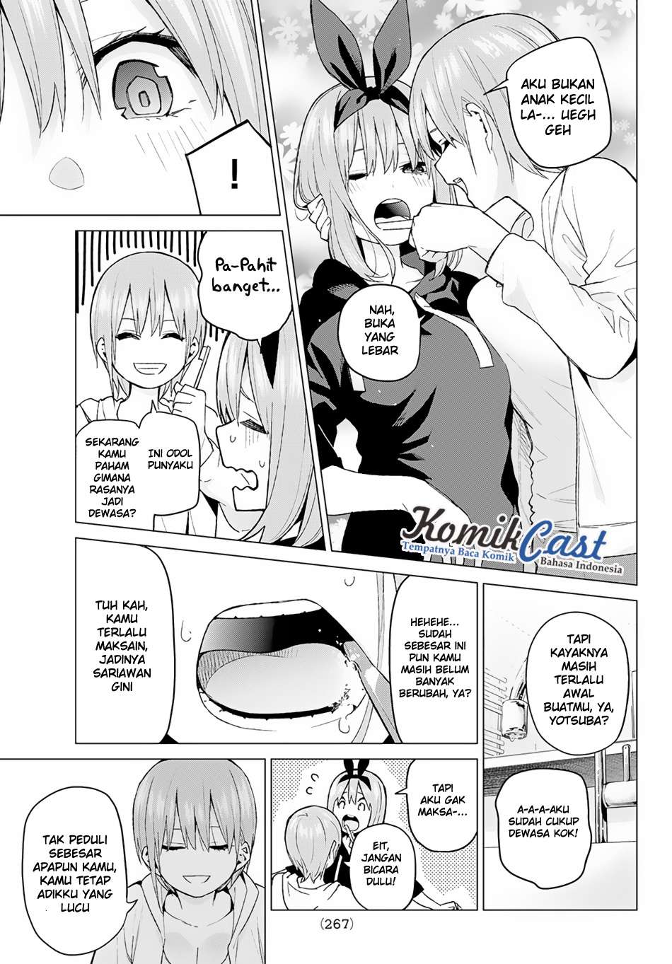Go-toubun no Hanayome — Chapter 45, halaman 18