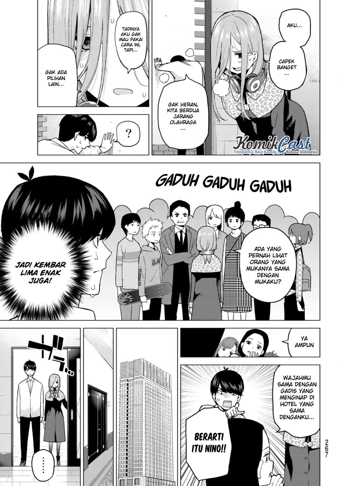 Go-toubun no Hanayome — Chapter 40, halaman 11