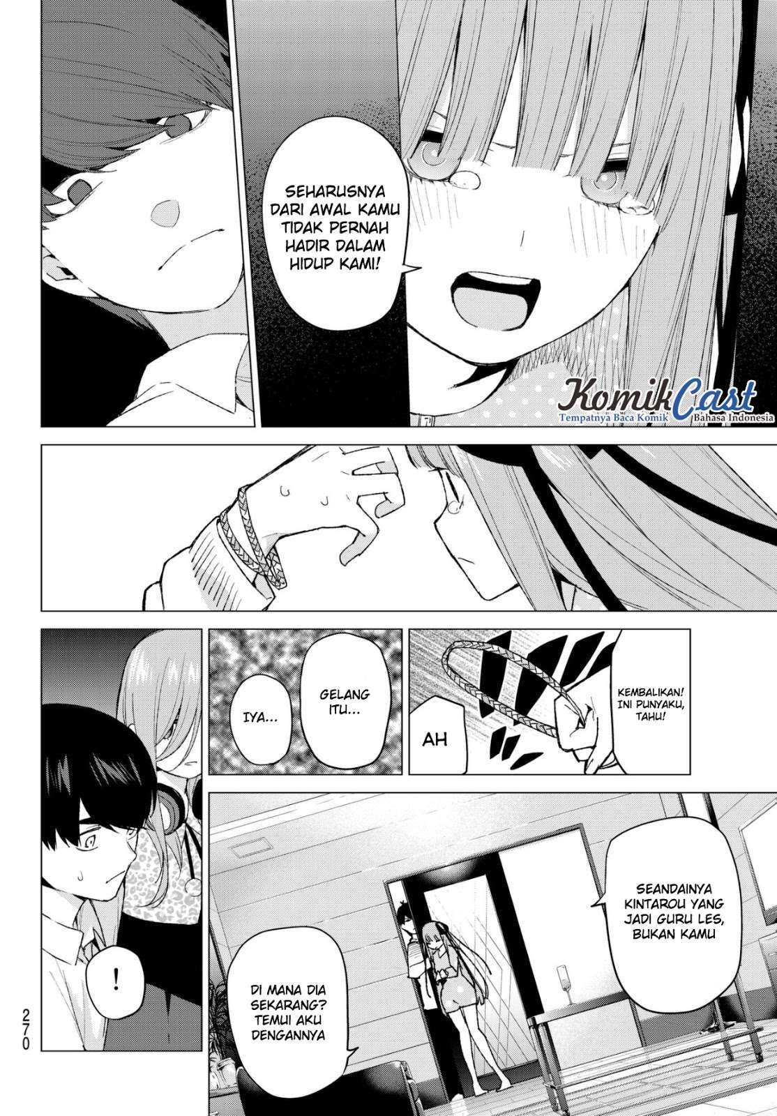 Go-toubun no Hanayome — Chapter 40, halaman 14