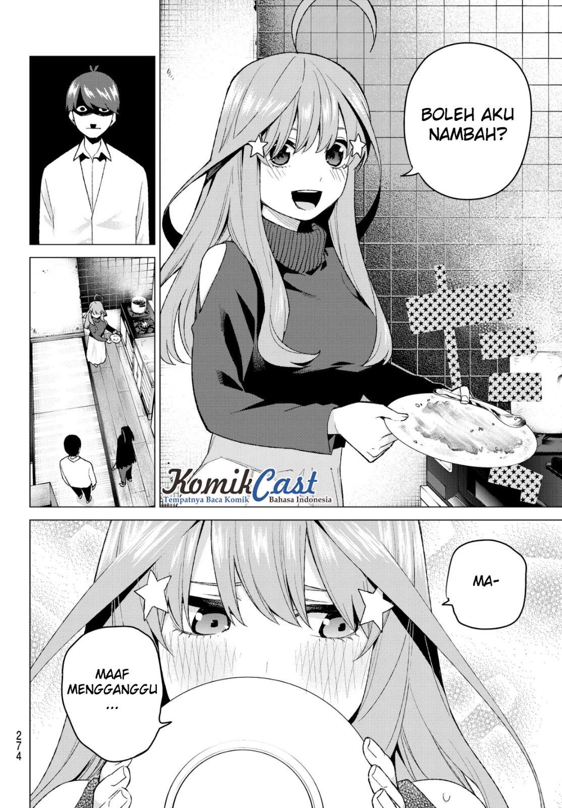 Go-toubun no Hanayome — Chapter 40, halaman 18