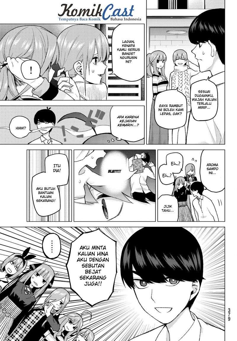 Go-toubun no Hanayome — Chapter 35, halaman 8
