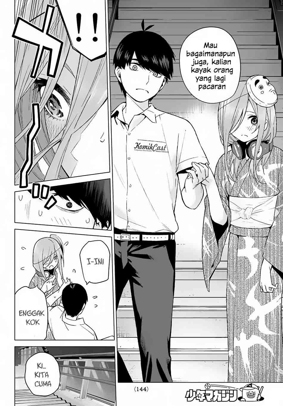 Go-toubun no Hanayome — Chapter 9, halaman 15