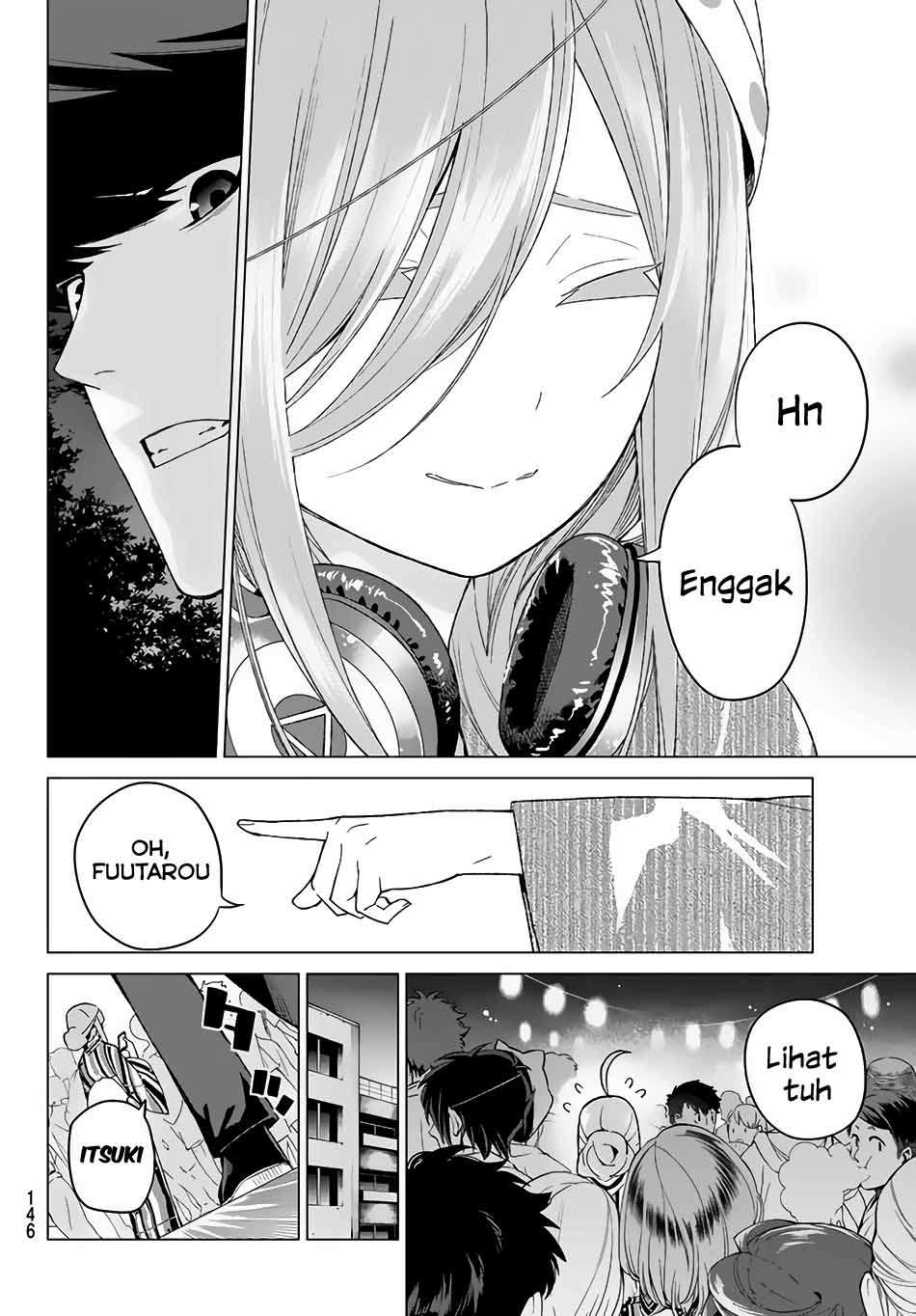 Go-toubun no Hanayome — Chapter 9, halaman 17