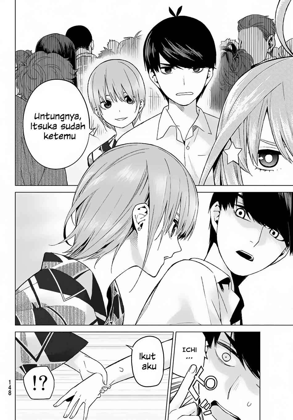 Go-toubun no Hanayome — Chapter 9, halaman 19
