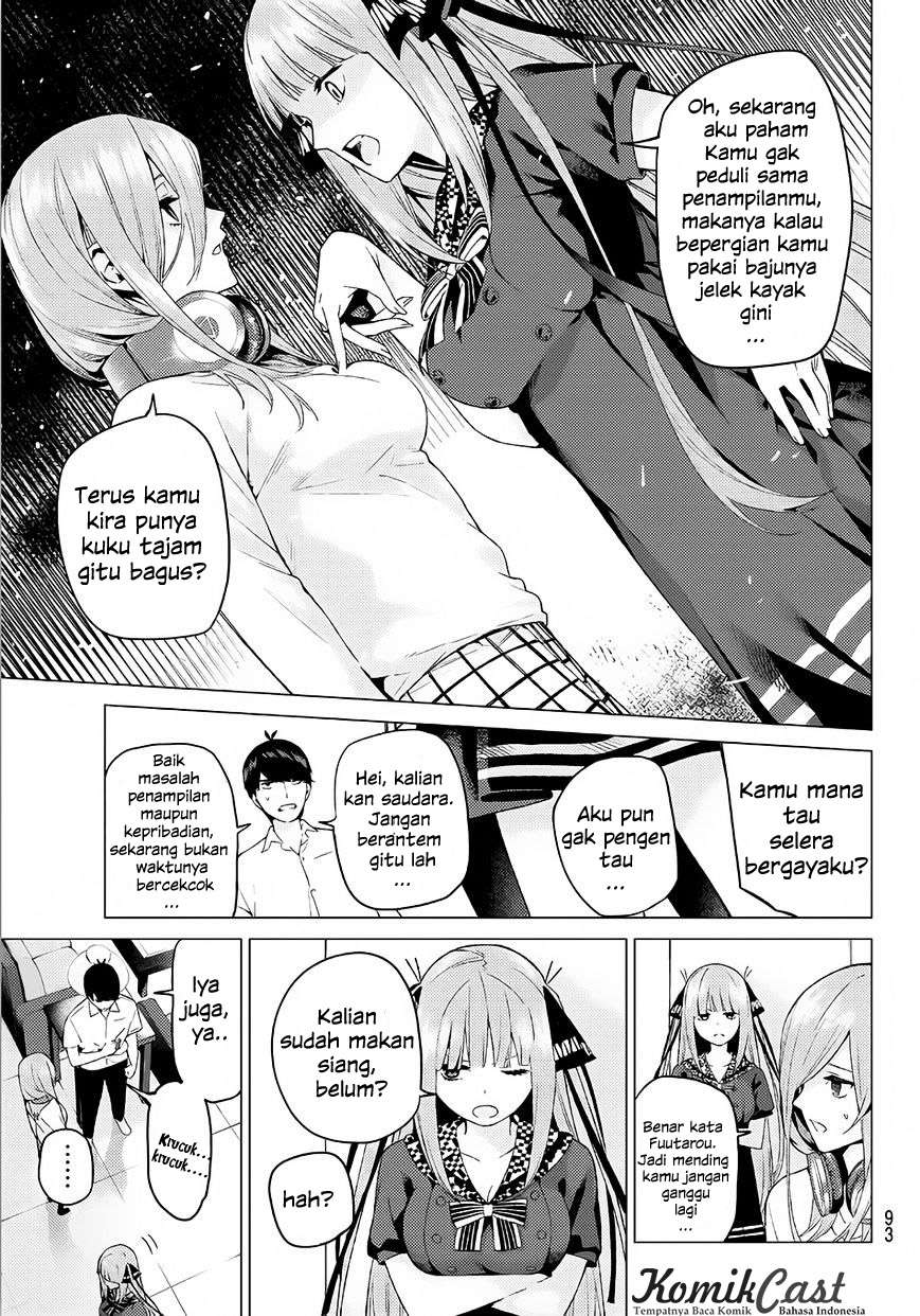 Go-toubun no Hanayome — Chapter 5, halaman 10