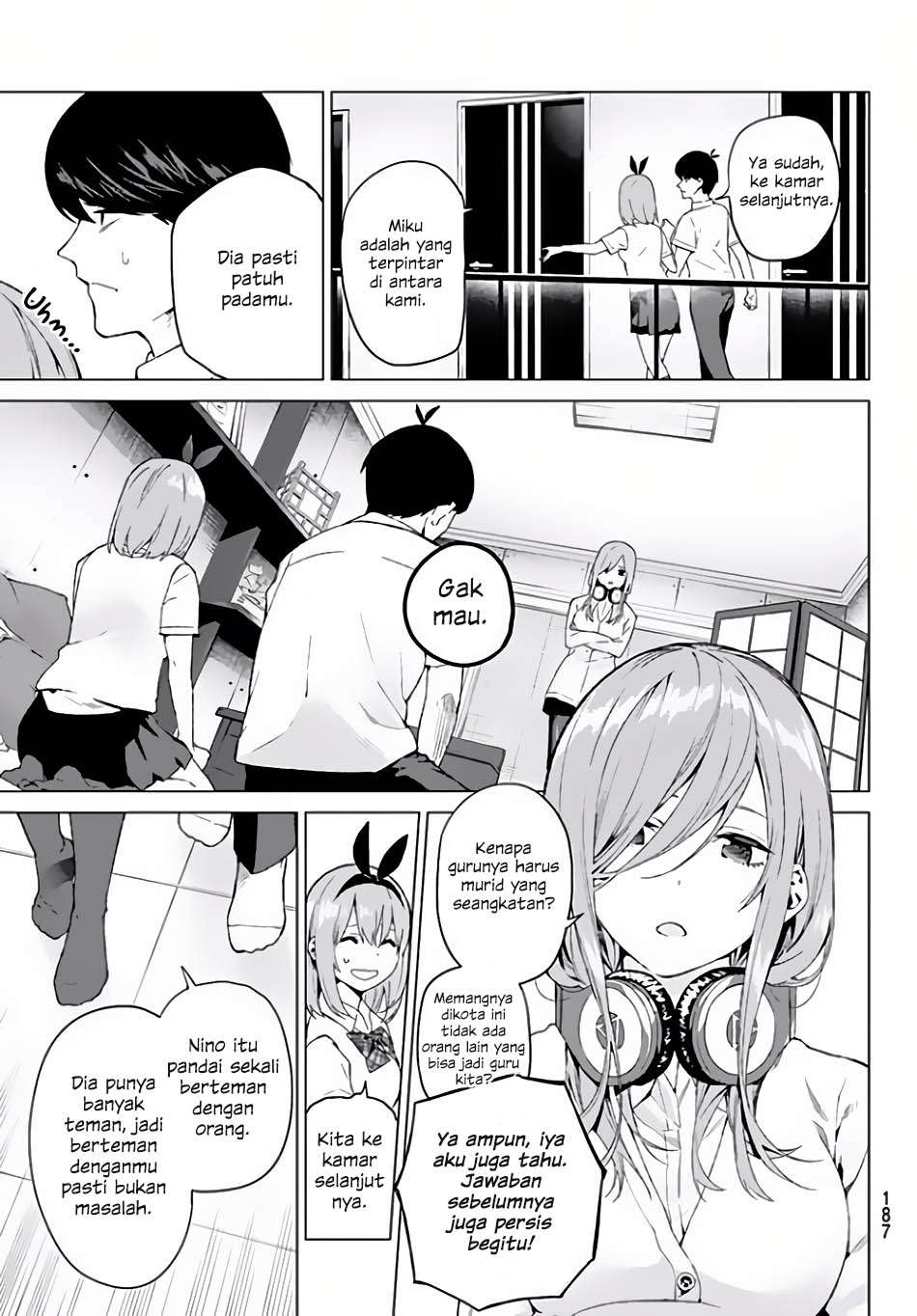 Go-toubun no Hanayome — Chapter 2, halaman 10