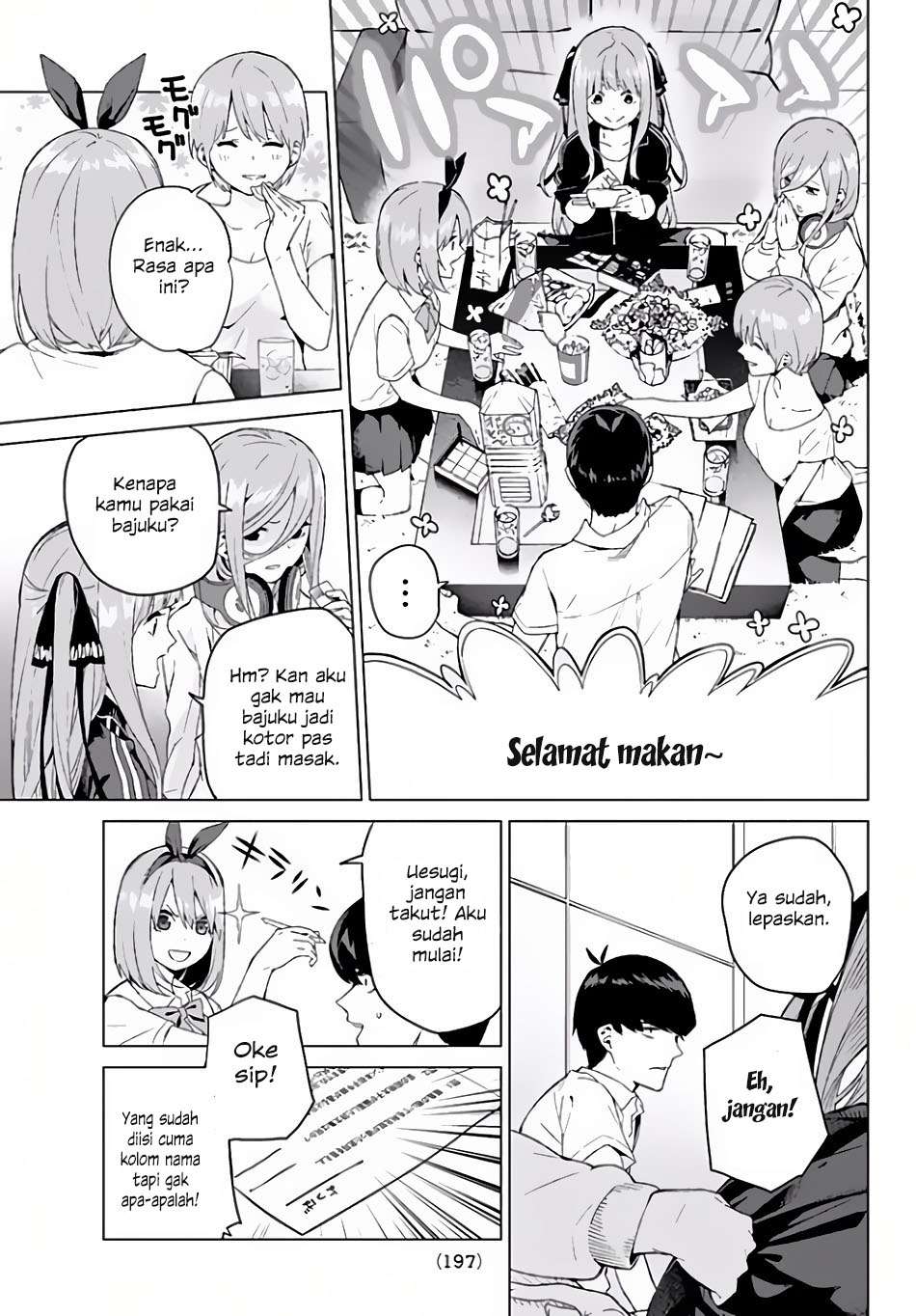 Go-toubun no Hanayome — Chapter 2, halaman 20