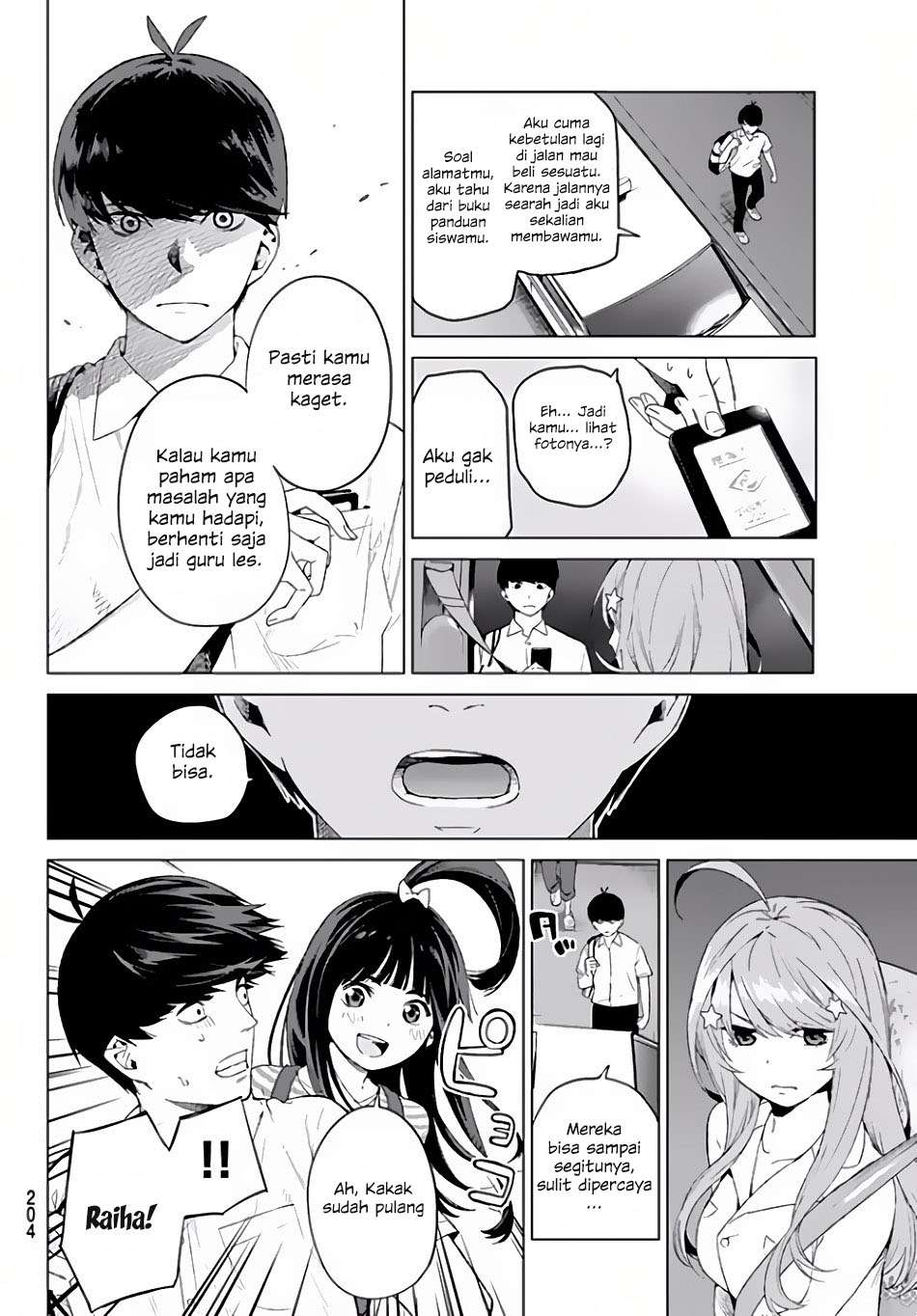 Go-toubun no Hanayome — Chapter 2, halaman 27