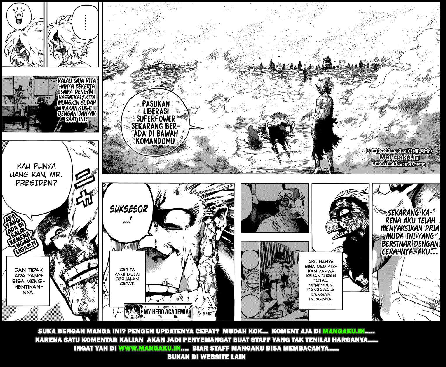 Boku no Hero Academia — Chapter 239, halaman 14