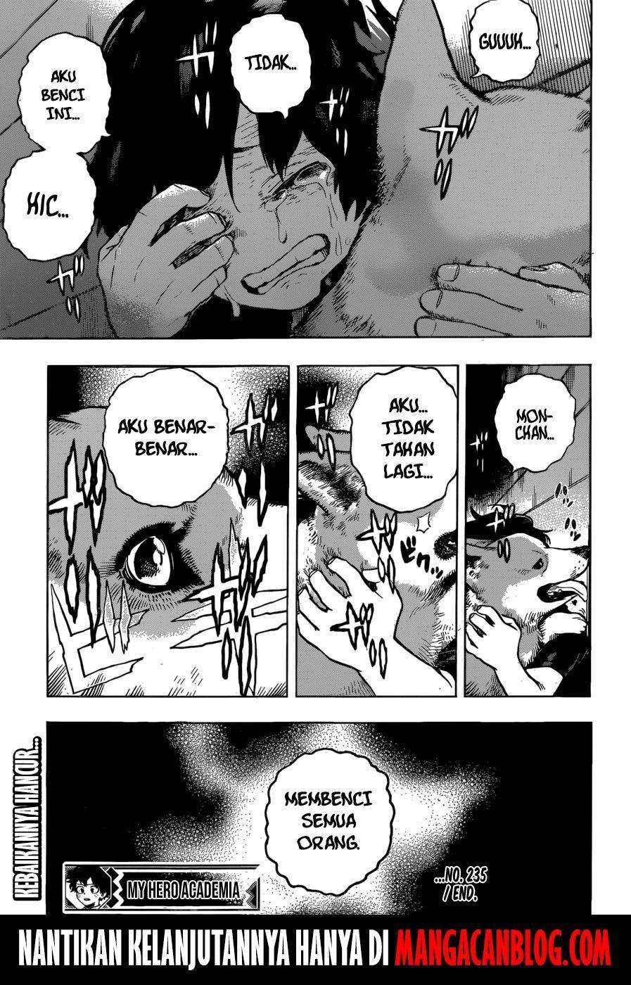 Boku no Hero Academia — Chapter 235, halaman 19