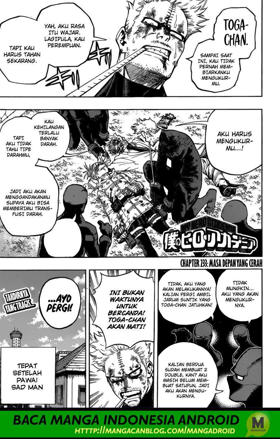 Boku no Hero Academia — Chapter 233, halaman 1