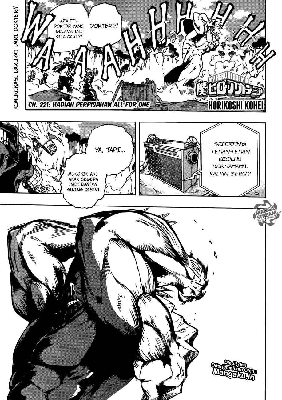 Boku no Hero Academia — Chapter 221, halaman 2